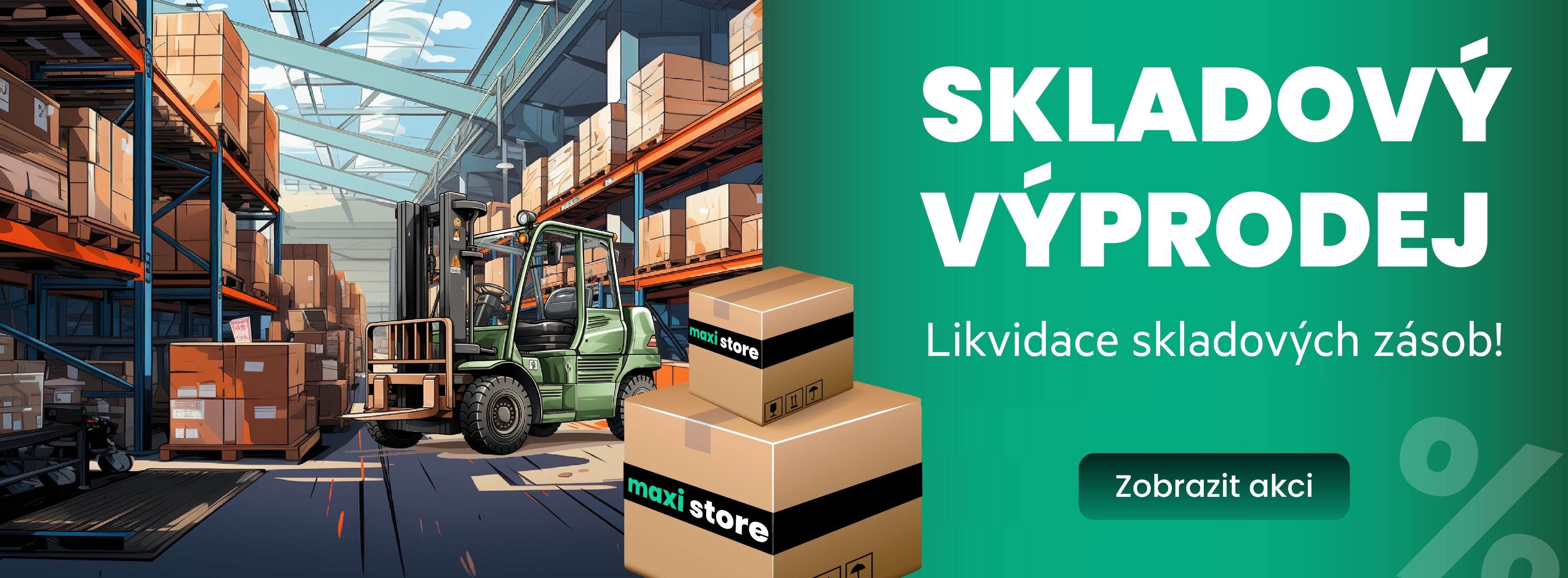 Totální výprodej - likvidace skladových zásob
