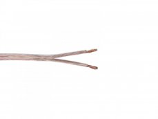 Omnitronic reproduktorový kabel 2x 2,5 mm, transparentní, 100 m, cena/m
