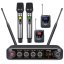 Chord XU4-C, 4-kanálový bezdrátový mikrofonní set,  823-832 / 863-865 MHz