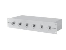 Omnitronic 6-ti zónový PA ovladač hlasitosti 5W stereo, stříbrný Omnitronic 6-ti zónový PA ovladač hlasitosti 5W stereo, stříbrný