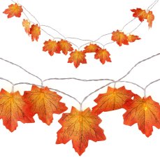 Světelný LED řetěz s listy Světelný LED řetěz s listy