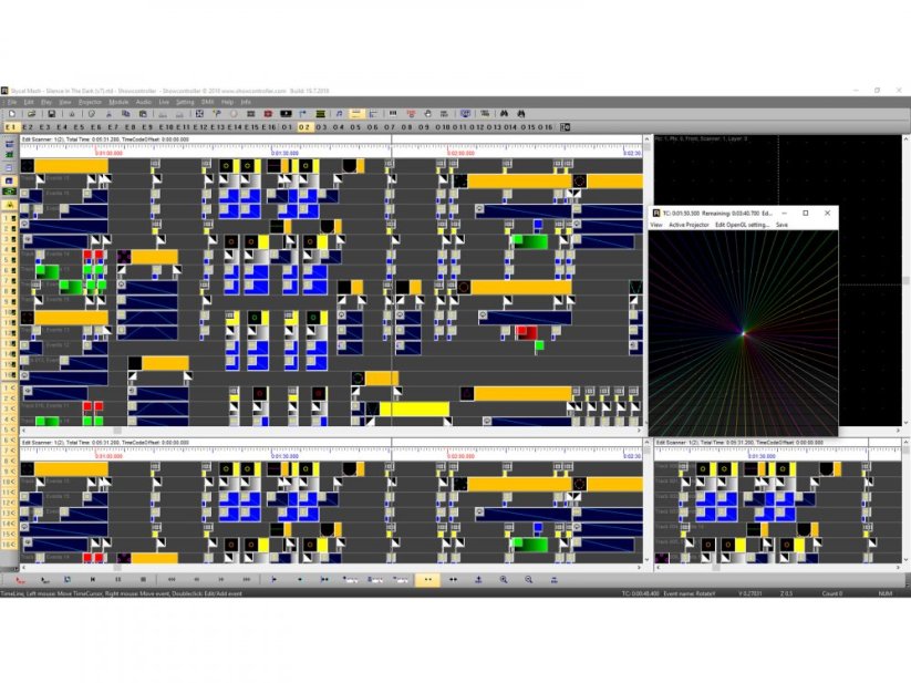 Laserworld Showcontroller, software pro laser na USB