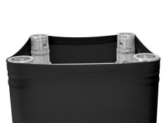 Eurolite elastický návlek na čtyřbodovou konstrukci 150 cm, černý