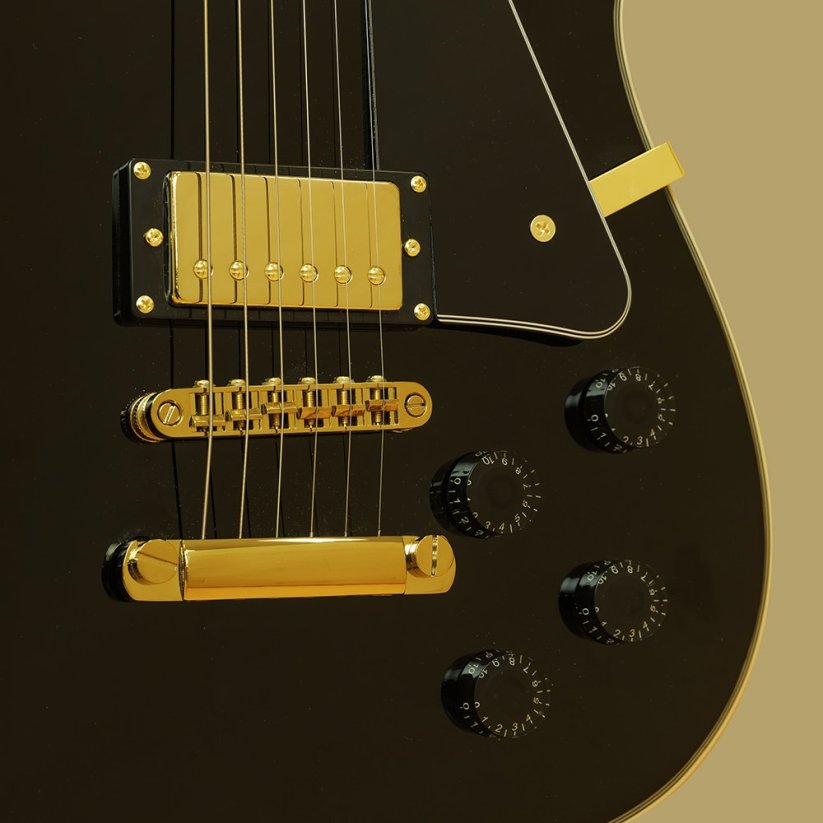 Stagg 30TH LEGACY BLK, elektrická kytara, černá