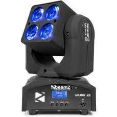 Beamz LED otočná hlavice Matrix 22, 4x 10W QCL CREE, IR, DMX - rozbaleno (SK150312)
