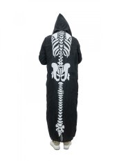 Halloween kostým kostlivce s kápí