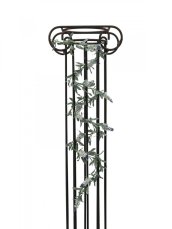 Kvetoucí girlanda, bílá, 180 cm