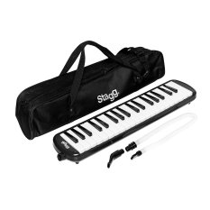 Stagg MELOSTA37 BK, klávesová harmonika, černá Stagg MELOSTA37 BK, klávesová harmonika, černá