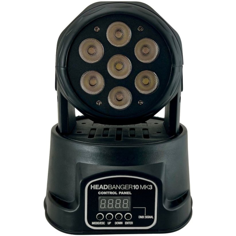 Stagg SLI MHW HB10-0, 7x10W RGBW, DMX, otočná hlavice