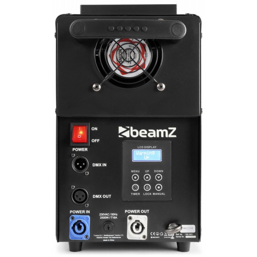 BeamZ S2500, DMX výrobník mlhy s LED 24x 10W QCL