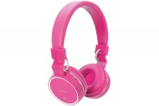 AV:link PBH-10 bezdrátová Bluetooth SD sluchátka, růžová AV:link PBH-10 bezdrátová Bluetooth SD sluchátka, růžová