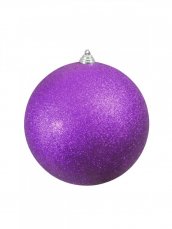 Vánoční dekorační ozdoba, 20 cm, fialová se třpytkami, 1 ks