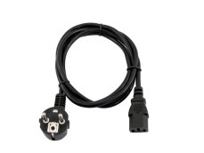 Omnitronic IEC napájecí kabel 3x 0,75mm2, 0,6m, černý
