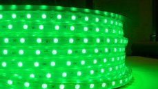 LED páska SMD5050, RGB, AC220V, 60 LED/m, IP65, cena/1m, balení 50m