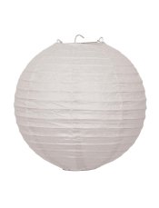 Lampion papírový 25 cm, bílý Lampion papírový 25 cm, bílý