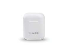 AV:link Ear Shots, bezdrátová Bluetooth sluchátka s nabíjecím pouzdrem, bílá AV:link Ear Shots, bezdrátová Bluetooth sluchátka s nabíjecím pouzdrem, bílá