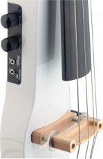 Stagg ECL 4/4 WH, elektrické violoncello, bílé Stagg ECL 4/4 WH, elektrické violoncello, bílé