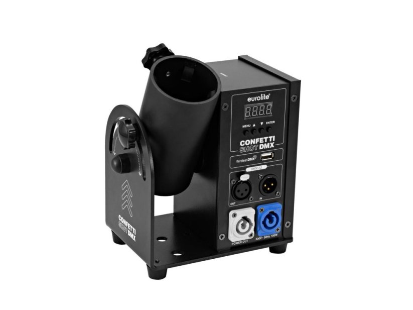Eurolite Confetti Shot DMX, zařízení pro ovládání odpalovacích děl konfet a stuh