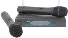 QTX VHF-2, bezdrátový dvoukanálový VHF mikrofon s frekvencemi 174,1 + 175 MHz