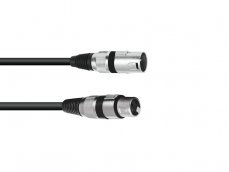 Kabel MC-100 XLR samec - XLR samice, černý, 10m