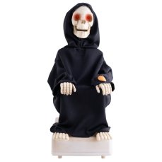 Halloween kostra na toaletě, 35 cm 