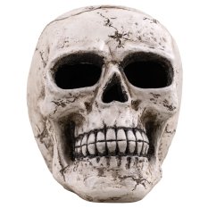 Halloweenská kouřící lebka 
