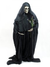 Halloween postava kostry, tvarovatelná, 160 cm