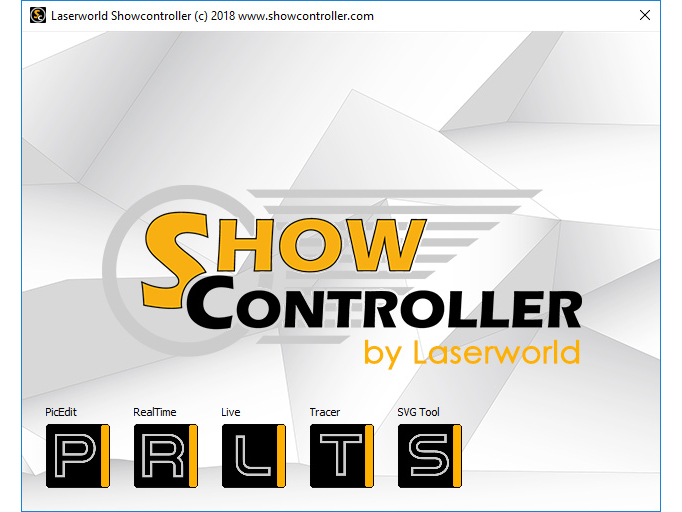 Laserworld Showcontroller, software pro laser na USB