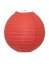 Lampion papírový 25 cm, červený