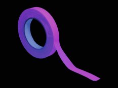Gaffa páska 19mm x 25m neonově růžová, UV aktivní