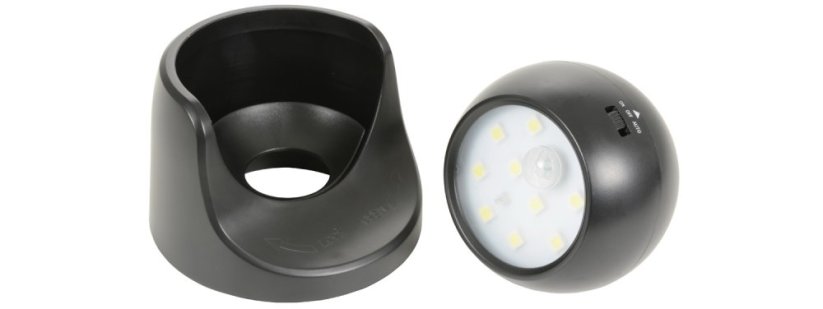 Lyyt  MOTION-SB, bezdrátové LED světlo s pohybovým senzorem, černé