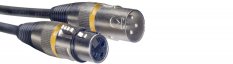 Stagg SMC6 YW, mikrofonní kabel XLR/XLR, 6m, žluté kroužky