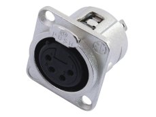 Neutrik XLR NC4-FDL-1, zásuvka na zabudování Neutrik XLR NC4-FDL-1, zásuvka na zabudování