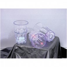 Podsvícené skleničky 220 ml, výška 12 cm, 3 ks