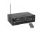 Omnitronic CPZ-120P PA, 100V 4-zónový mixážní zesilovač, 120W, BT/MP3/FM