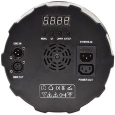 QTX PAR-180 Výkonný PAR reflektor, 6x 30W RGB, DMX - rozbaleno (SA154038) - rozbaleno (BS100403)