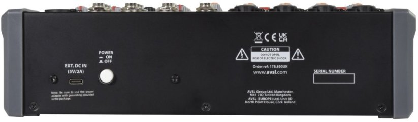 Citronic CMB-10, mixážní pult DSP USB/PC/BT přehrávač