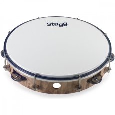 Stagg TAB-110P/WD, laditelná tamburína s blánou, 10" Stagg TAB-110P/WD, laditelná tamburína s blánou, 10"