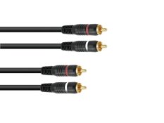 OMNITRONIC Stereo audio kabel s RCA konektory RCA kabel 2x2 5m OMNITRONIC Stereo audio kabel s RCA konektory RCA kabel 2x2 5m