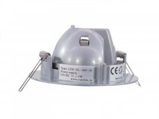 Eurolite LED DL-105-19-WH- stříbrné, bílé teplé LED - po opravě (51935622)