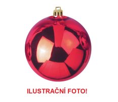 Vánoční dekorační ozdoba, 30 cm, červená, 1 ks - poškozeno (83501280)