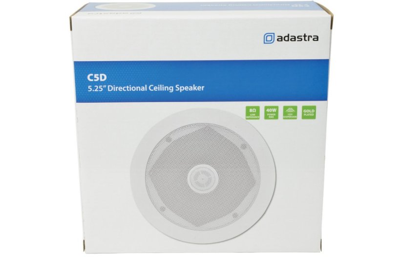 Adastra C6D, 2-pásmový podhledový 6.5" reproduktor, 50W, bílý