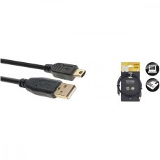 Stagg NCC1,5UAUNA, USB kabel/A-MINI A 2.0 1,5m