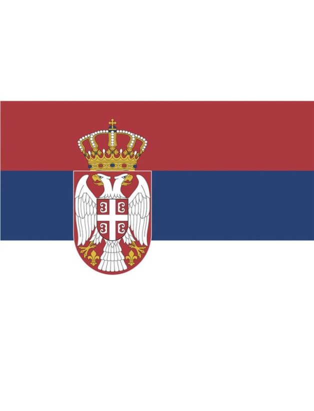 Vlajka Srbsko
