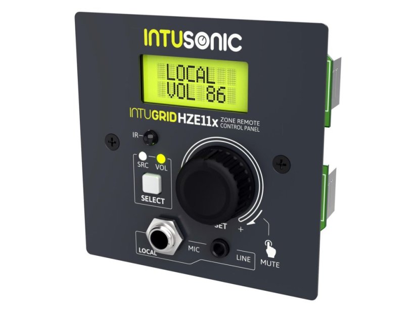INTUSONIC HZE11 Zónový dálkový ovládací panel