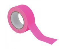 Gaffa páska 50mm x 25m neonově růžová, UV aktivní Gaffa páska 50mm x 25m neonově růžová, UV aktivní
