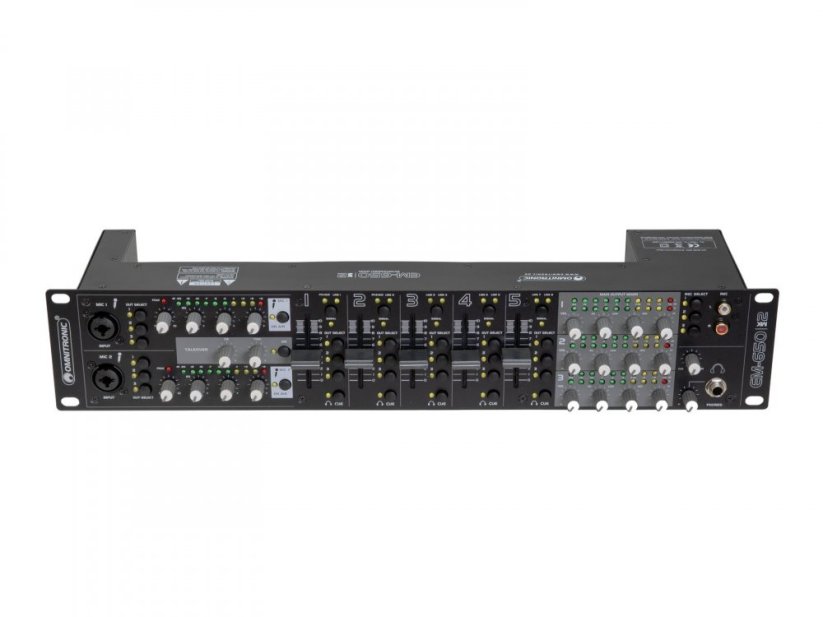 Omnitronic EM-650B MK2, 5-kanálový, 3-zónový mixážní pult