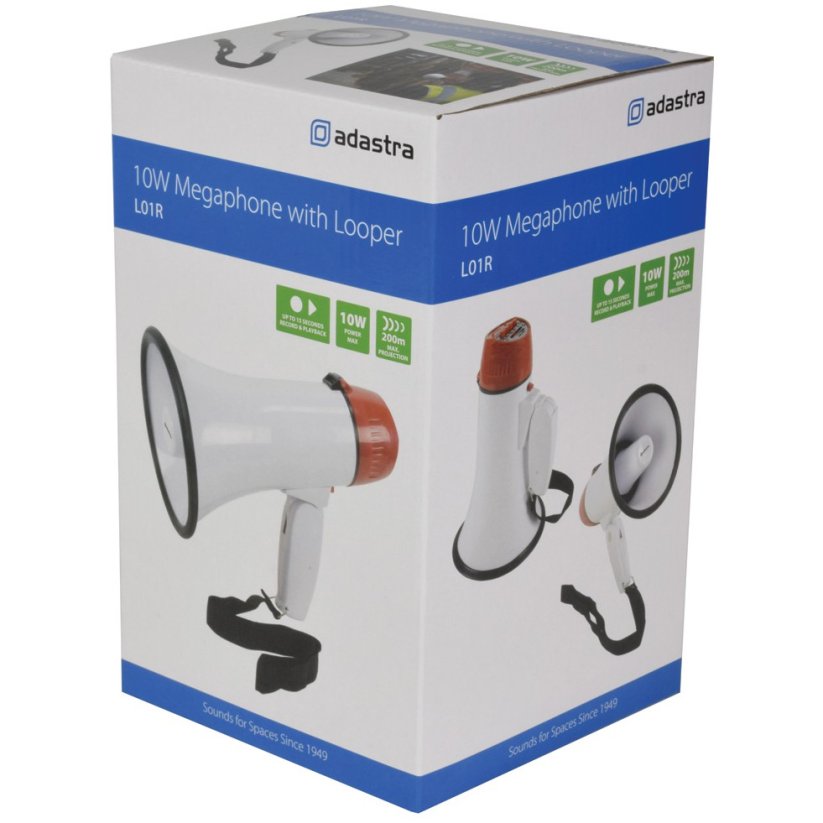 Adastra L01R, megafon, 10W