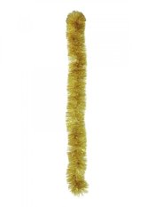 Řetěz vánoční, zlatá metalíza, 7,5 x 200 cm
