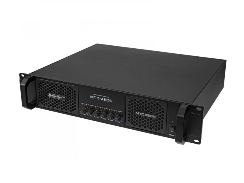 Omnitronic MTC-4806, 6-kanálový PA zesilovač, 4800W